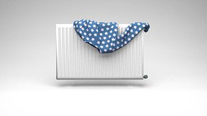 3D Clothes On The Radiator - Home