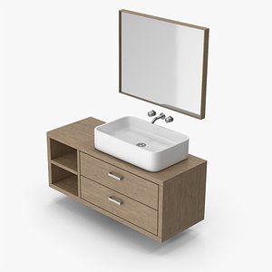 Bathroom Cabinet And Sink