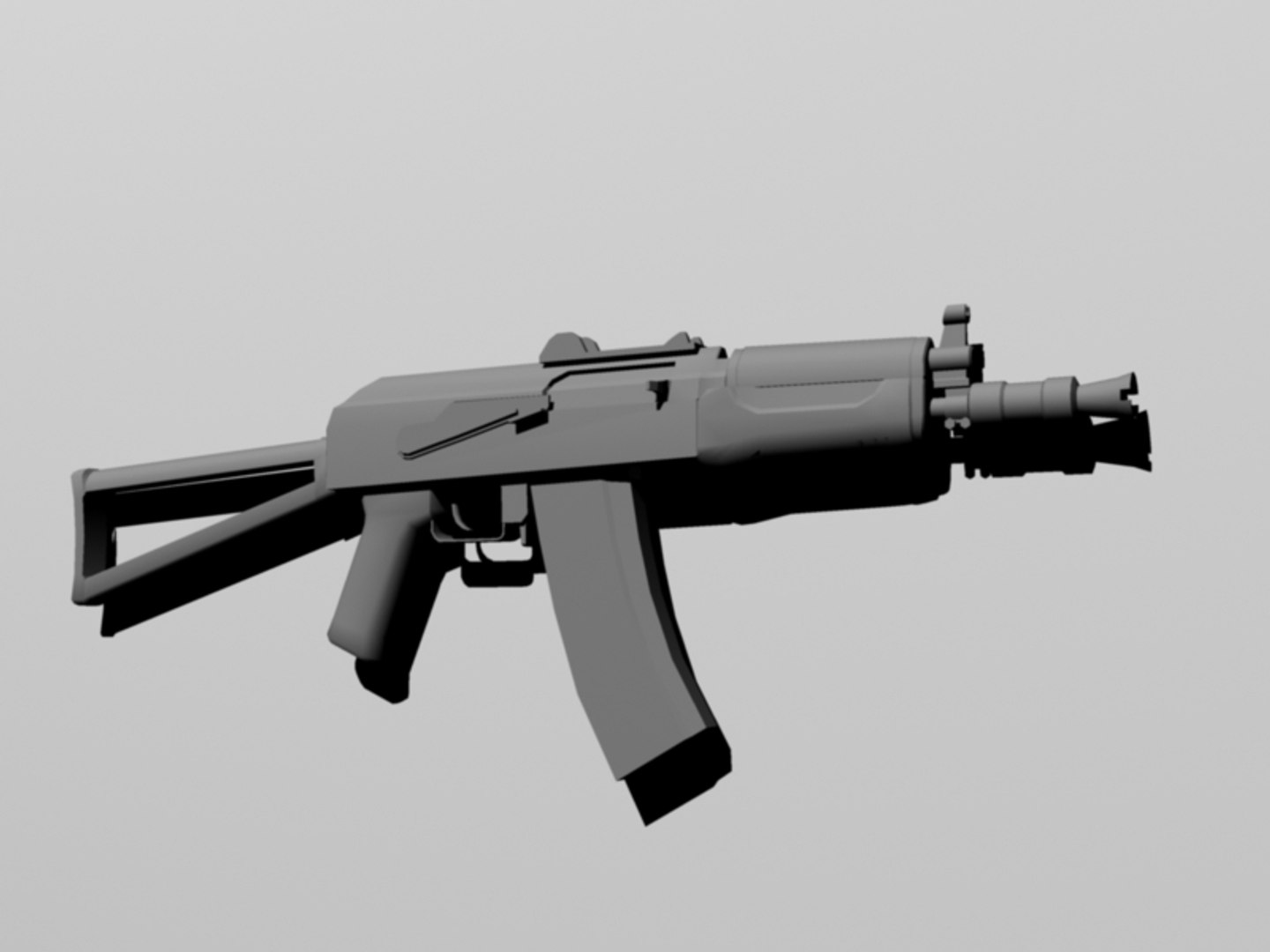 Free Ak 74 Rifle 3d Model