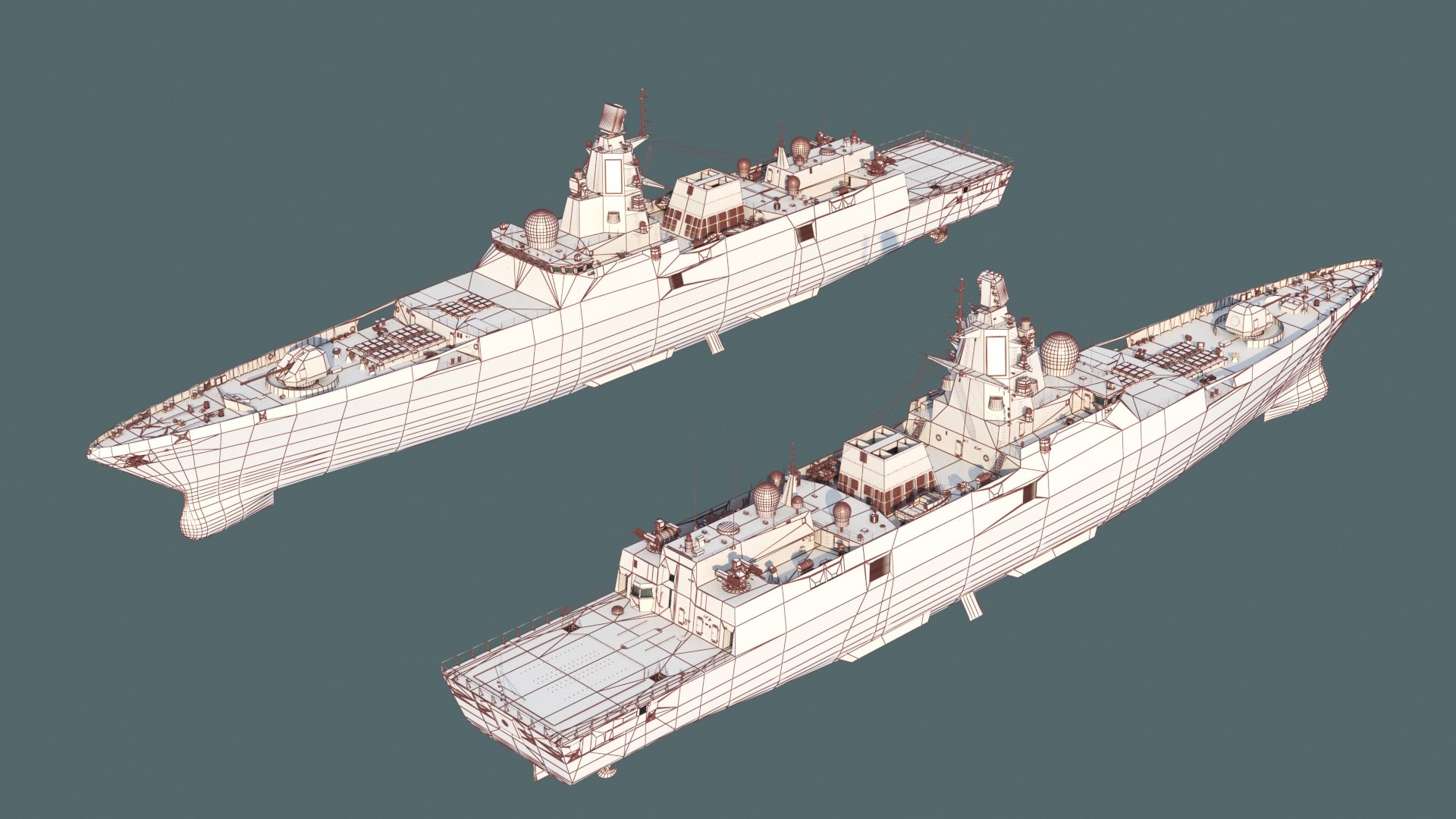 Admiral Gorshkov class frigate 22350 3D https://p.turbosquid.com/ts-thumb/Sw/4ZQrgO/4n/wire2/jpg/1707070939/1920x1080/fit_q87/ff3ac42c479529dd412d10acc354a76f30e06a10/wire2.jpg
