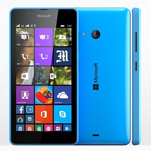 3d microsoft lumia 540 blue model