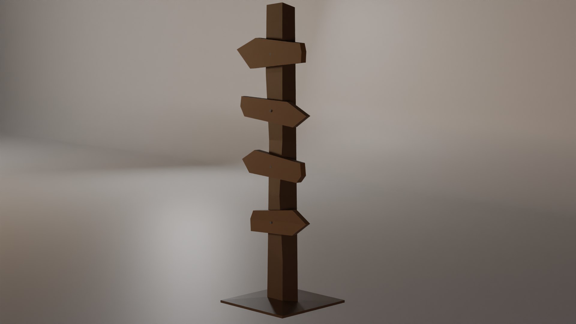 3D Signpost - TurboSquid 2019285