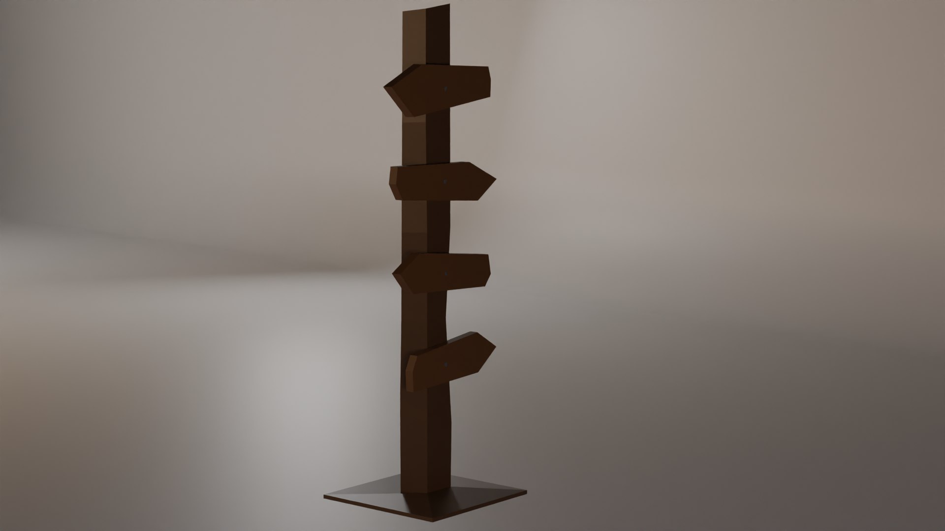 3D Signpost - TurboSquid 2019285