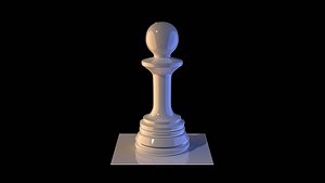 3D model pawn classic