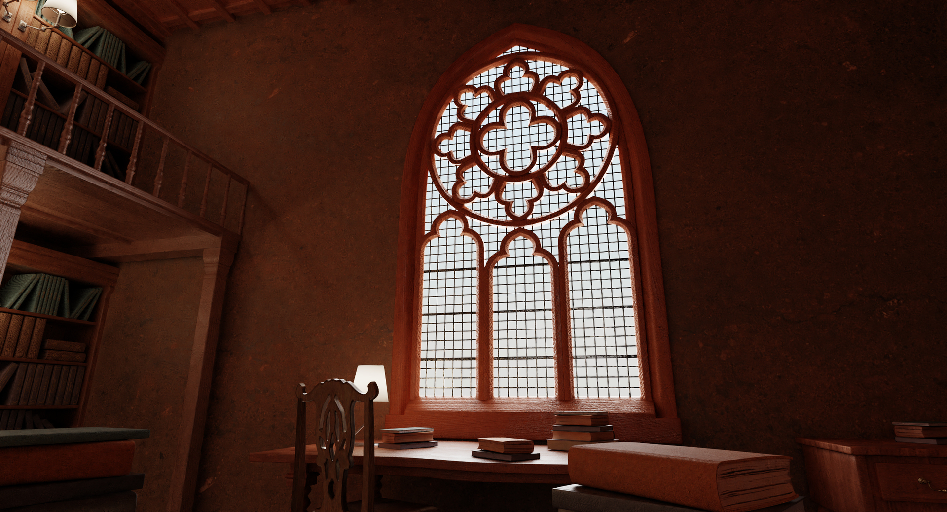 3D old library model - TurboSquid 1377890