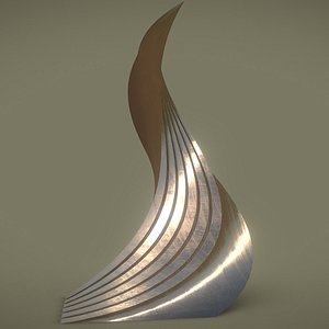 Twisted Layered Tower Bronze