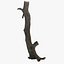 Tree Trunk 3 x 16k Textures Game-Ready 3D Model