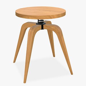 3D Spinning Stool Chair model