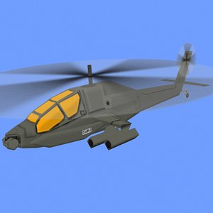 toy helicopter obj