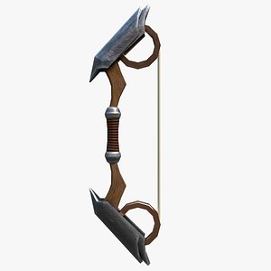 Game Ready Low Poly Fantasy Compound Bow