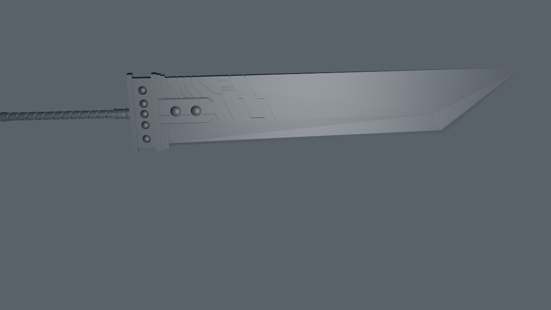 3D Buster Sword Model - TurboSquid 1554181