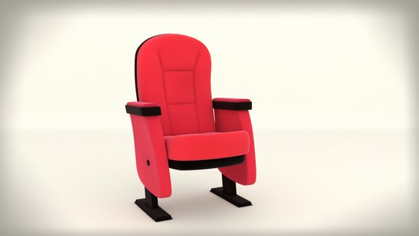 cartoon theater seat 3d max
