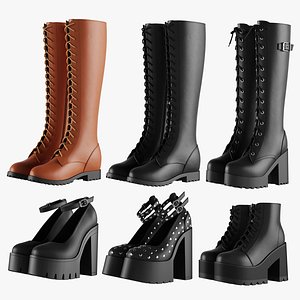 Womens Leather Boots And Shoes