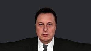Elon Musk Hyper Realistic Full Body Fully Rigged 3D Character