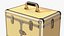 Golden Rolling Makeup Case Folded