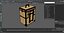 Golden Rolling Makeup Case Folded