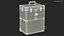 Golden Rolling Makeup Case Folded