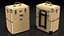Golden Rolling Makeup Case Folded