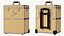 Golden Rolling Makeup Case Folded