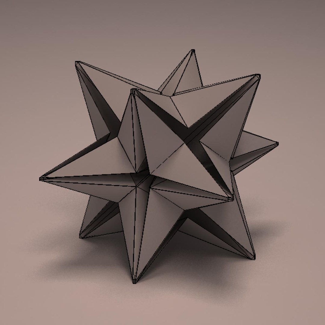 Origami Star 3d Max