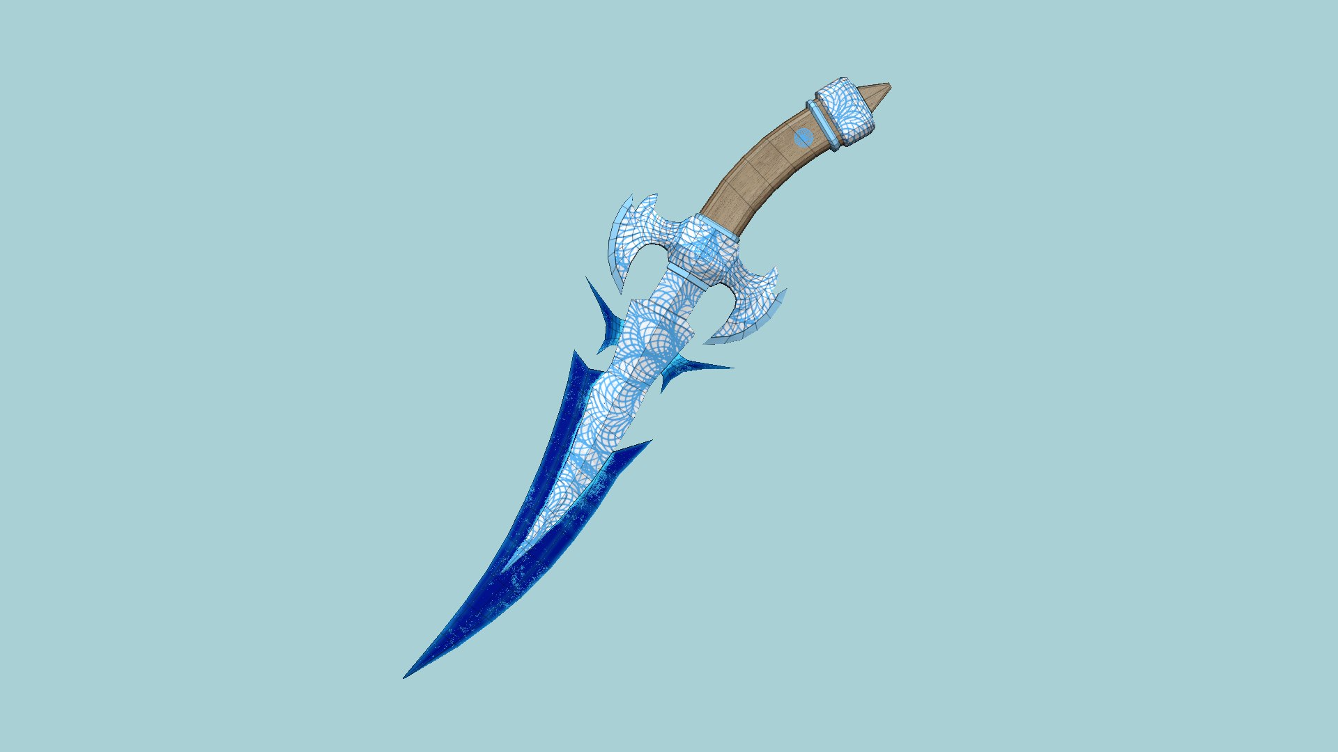 Medieval Dagger 08 Blue Elemental - Fantasy Character Weapon 3D model -  TurboSquid 1784086