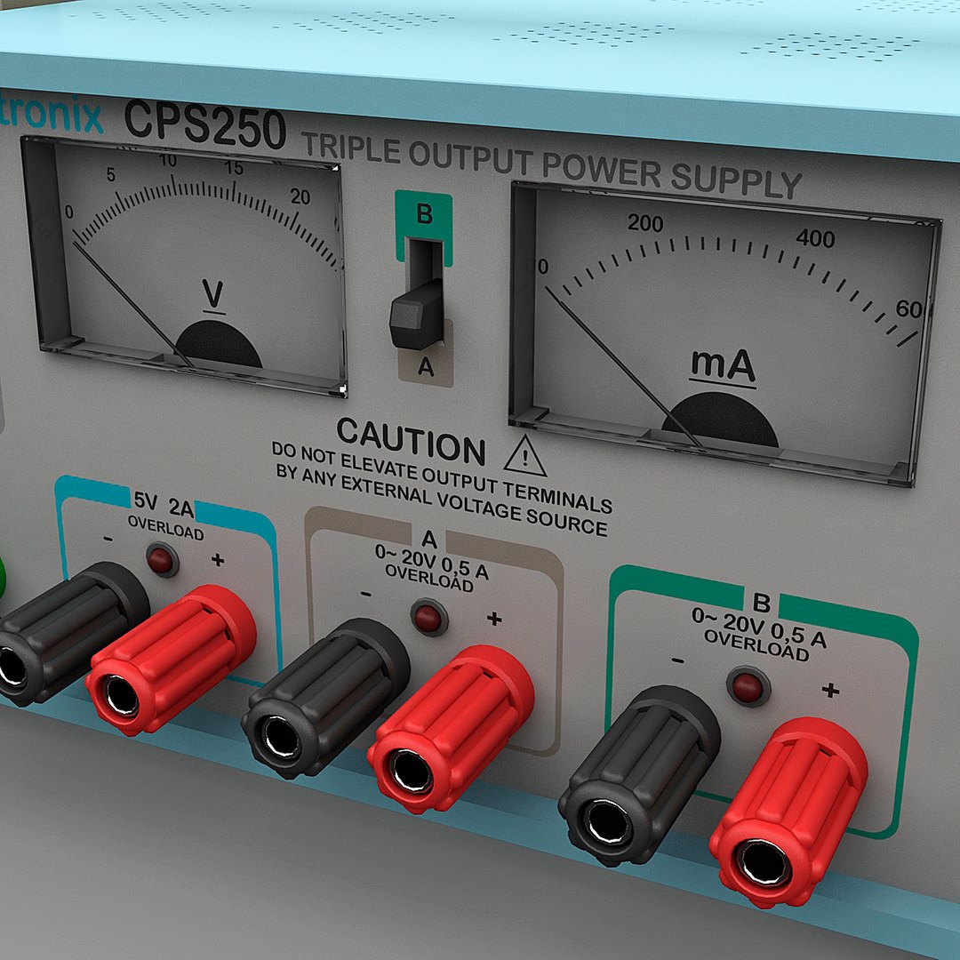 3d Model Digital Multimeter Tektronix Cps250