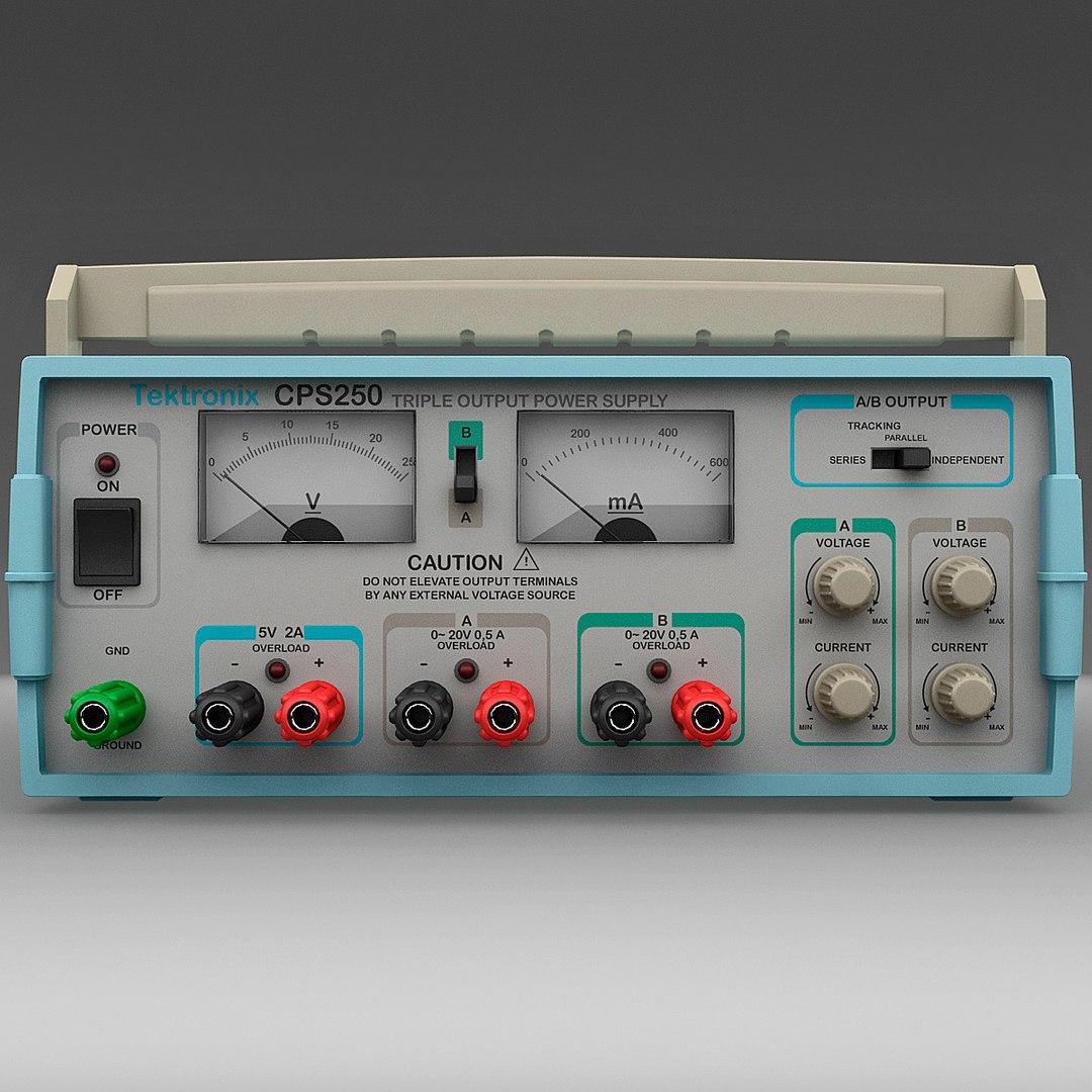 3d Model Digital Multimeter Tektronix Cps250