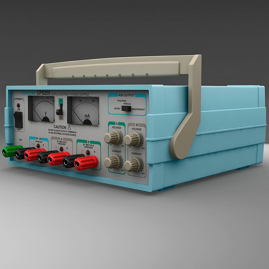 3d Model Digital Multimeter Tektronix Cps250