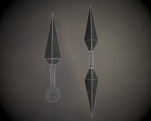 pbr kunai 3D