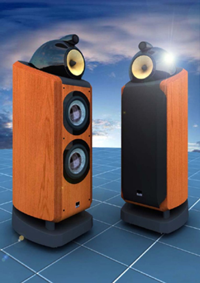 b w 802d loudspeaker 3d model