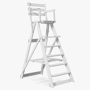 Tennis Umpire Chair White