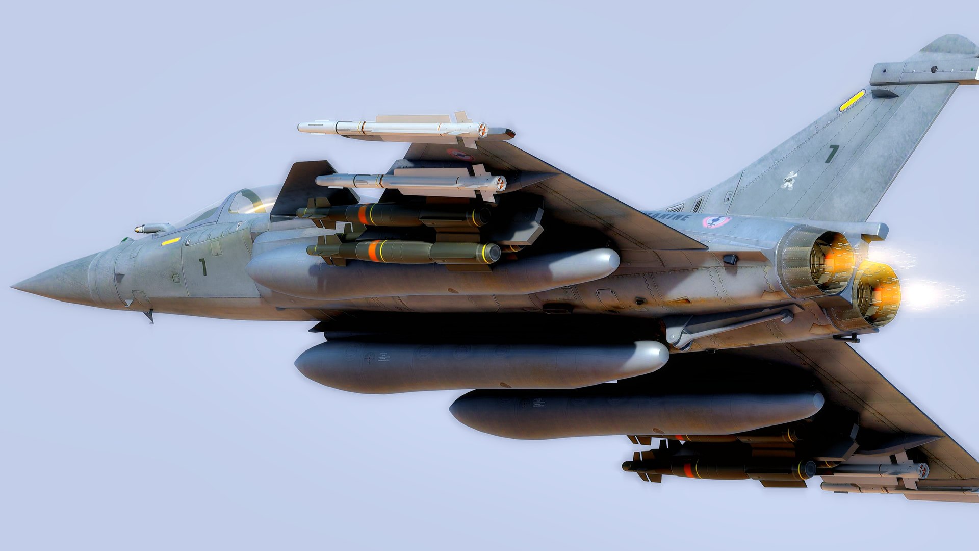Dassault Rafale M -Fully Rigged And Textured Model - TurboSquid 1817368