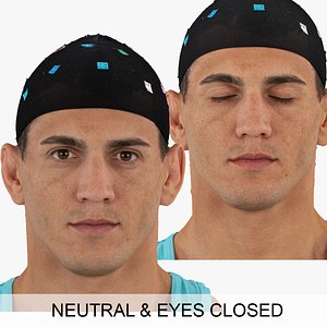 3D model eyes raw scan