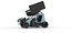 Winged 600 Micro sprint car while turning Scale 1 to 25