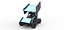 Winged 600 Micro sprint car while turning Scale 1 to 25