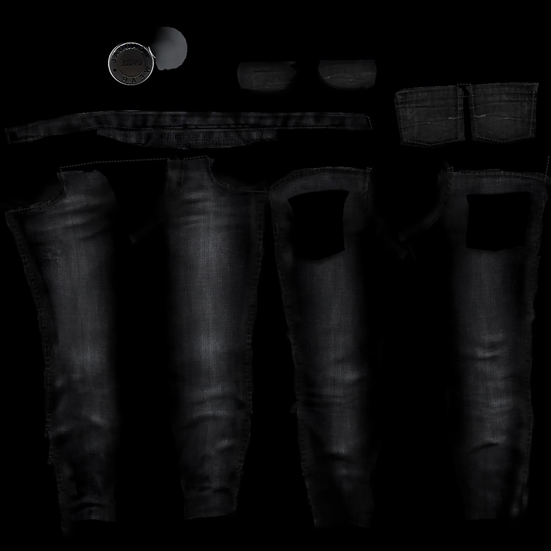 Male Skinny Jeans Pants 3D model - TurboSquid 1808947