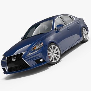 lexus 250 3d model