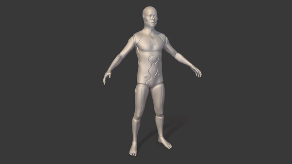 3D Male Robot Base Mesh - TurboSquid 1849616