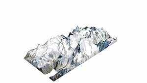 Saser Kangri I Mountain 3D