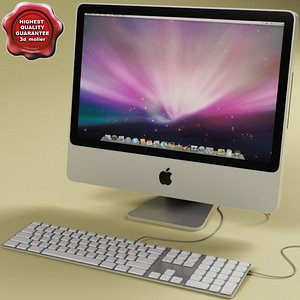 apple imac 20 3d lwo