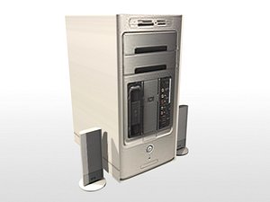 3ds max hp pavillion computer speakers