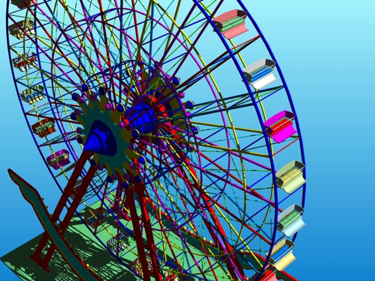 Ferris Wheel Dwg