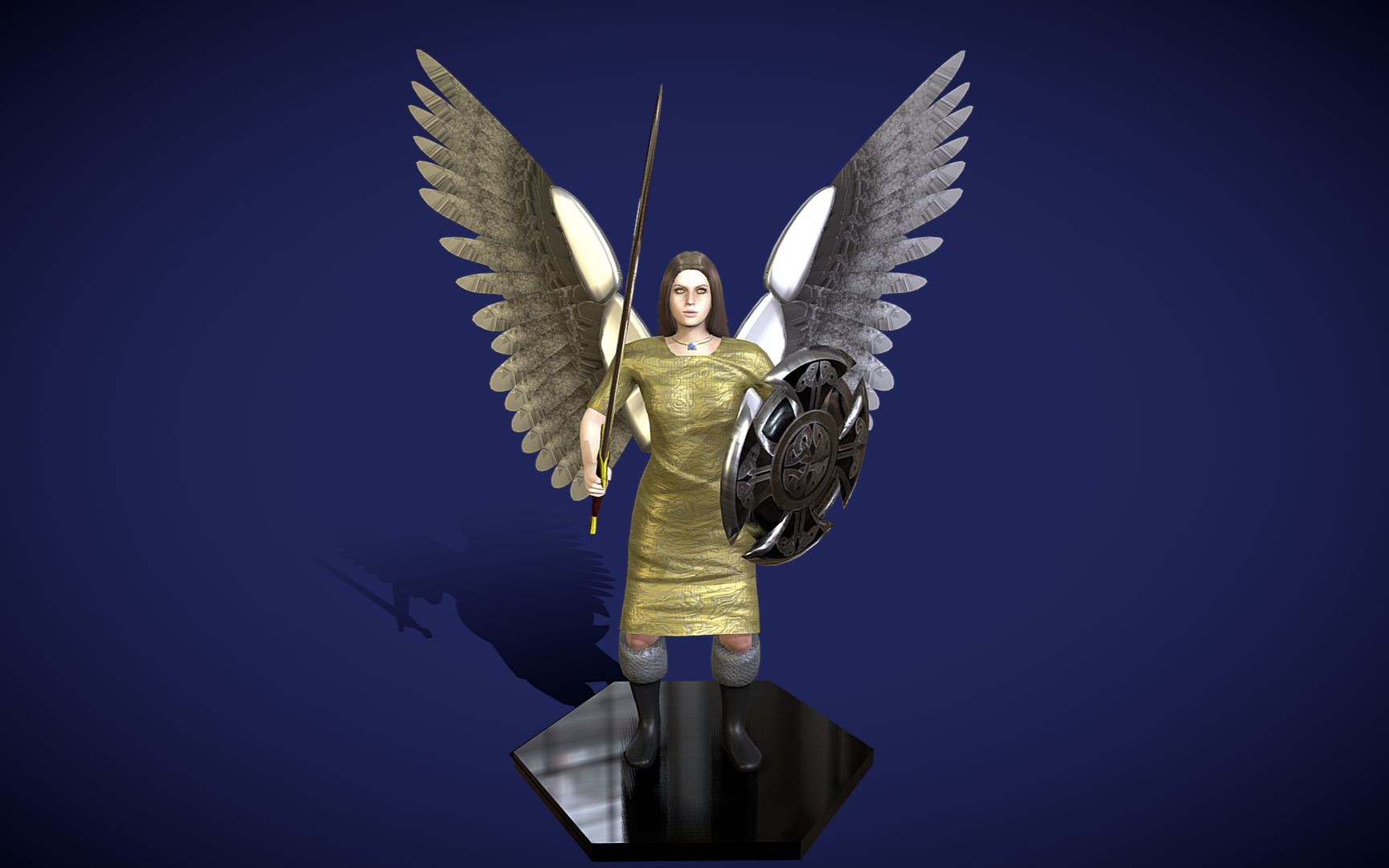 Angel Knight 3D Model - TurboSquid 1629323