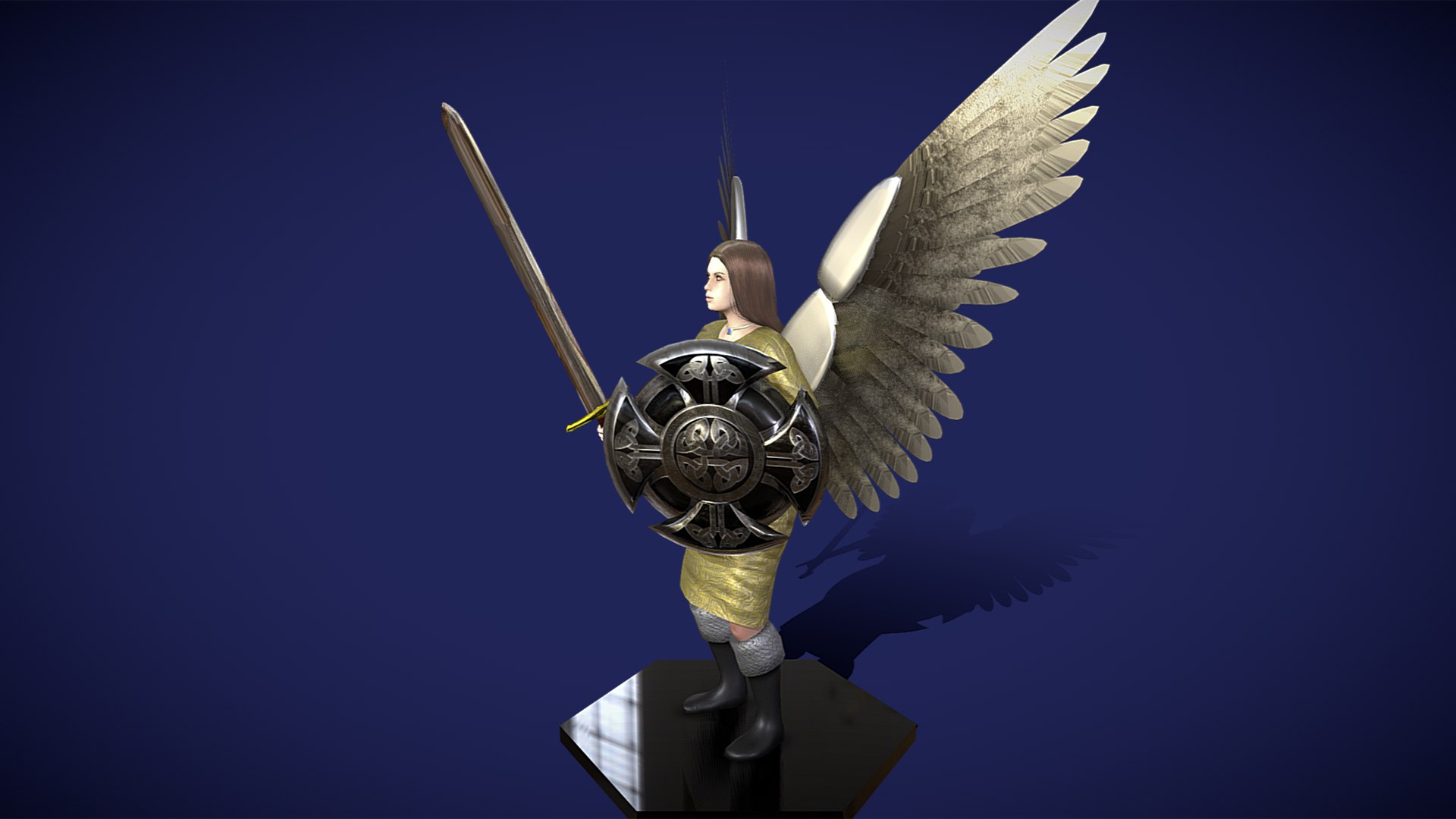 Angel Knight 3D Model - TurboSquid 1629323