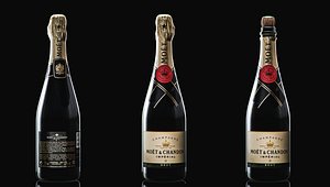 Champagne Moet and Chandon Imperial Brut Champagne Bottle