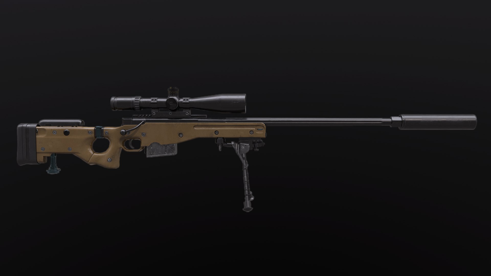 Awm Awp Rifle Model - TurboSquid 1346649