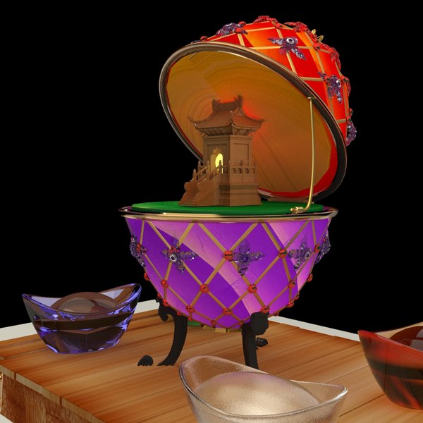 Faberge Egg 3D Models for Download | TurboSquid