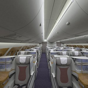 Aircraft Cabin 3D Models for Download | TurboSquid