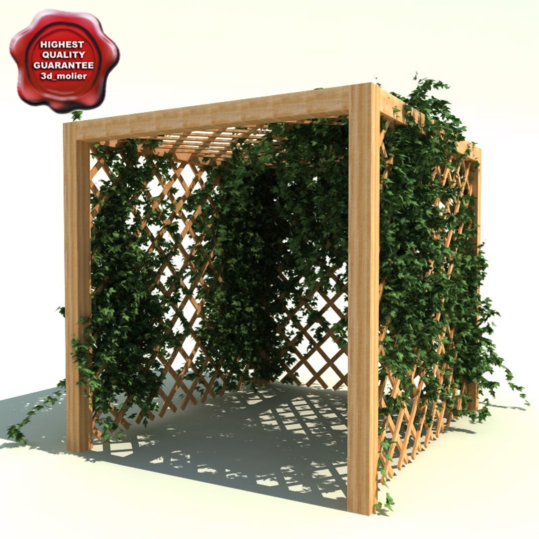 Garden Pergola Ivy 3ds