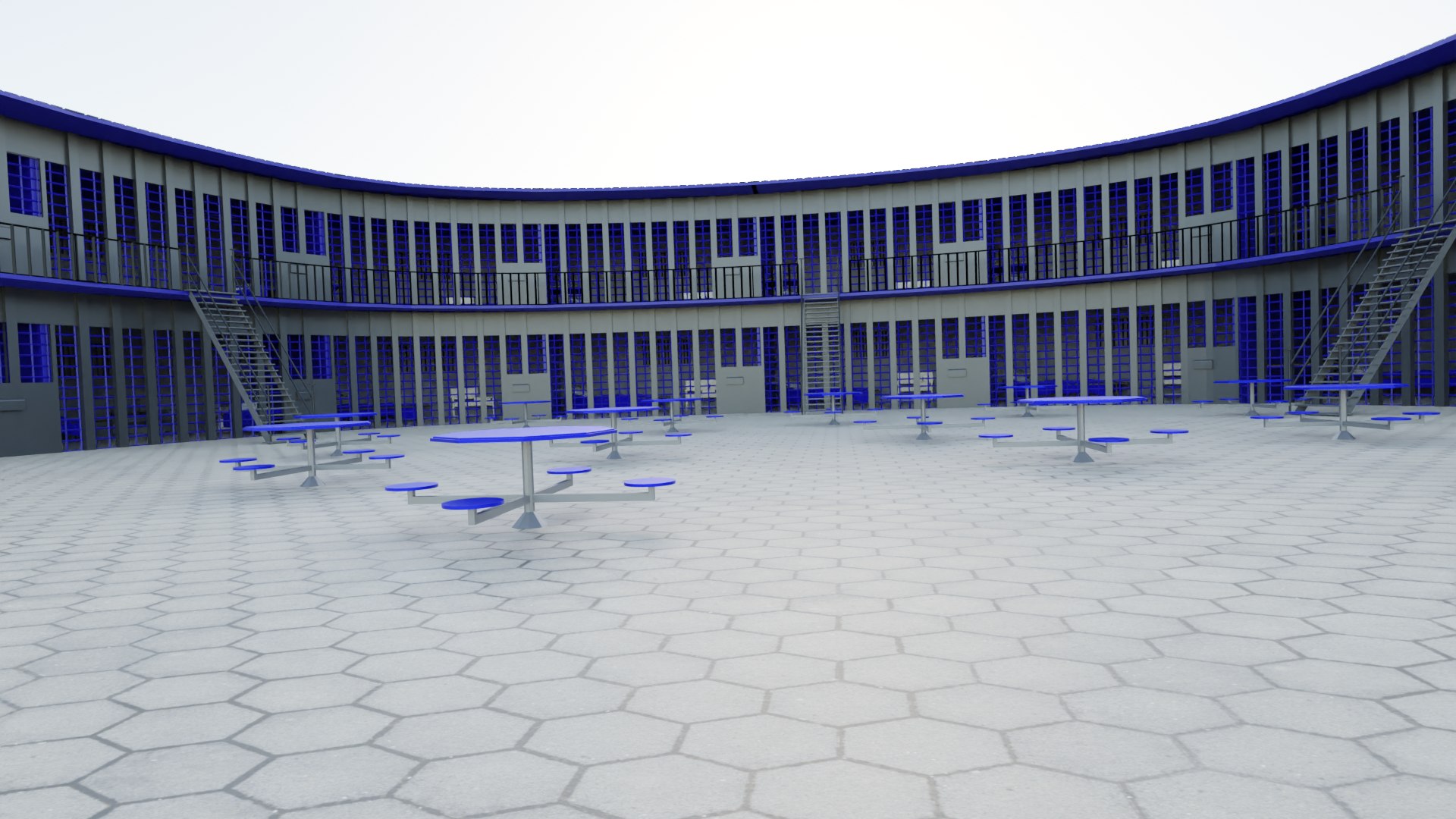 Prison Interior 3D Model - TurboSquid 2157303